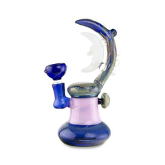 7" Custom Glass Moon Slyme Rig Water Pipe