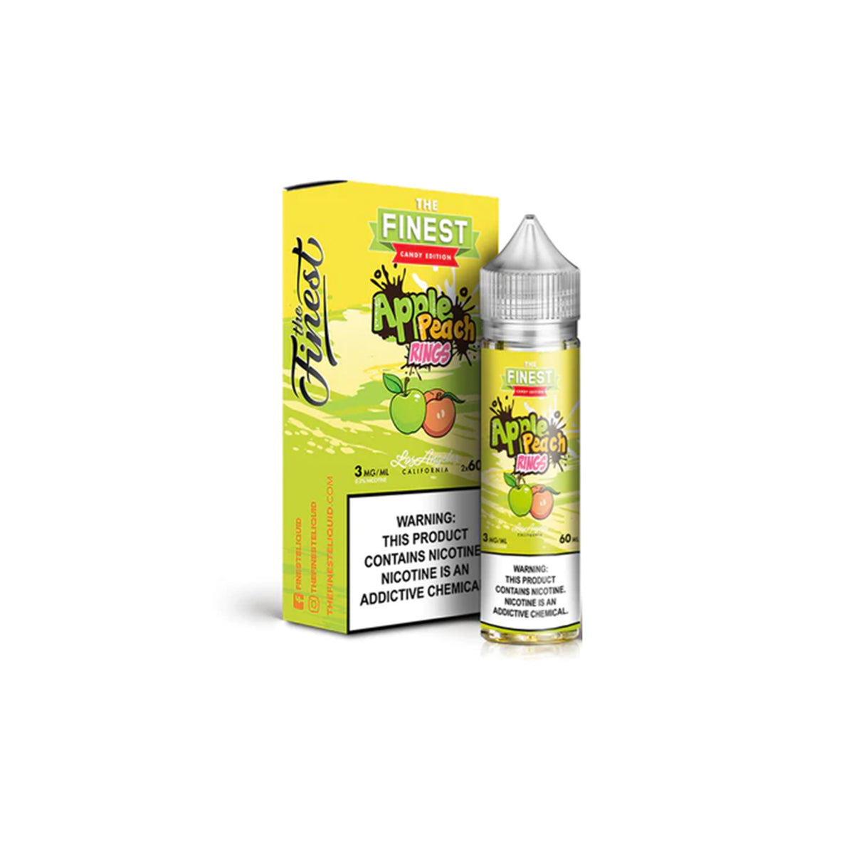 The Finest 60ml Apple Peach Rings