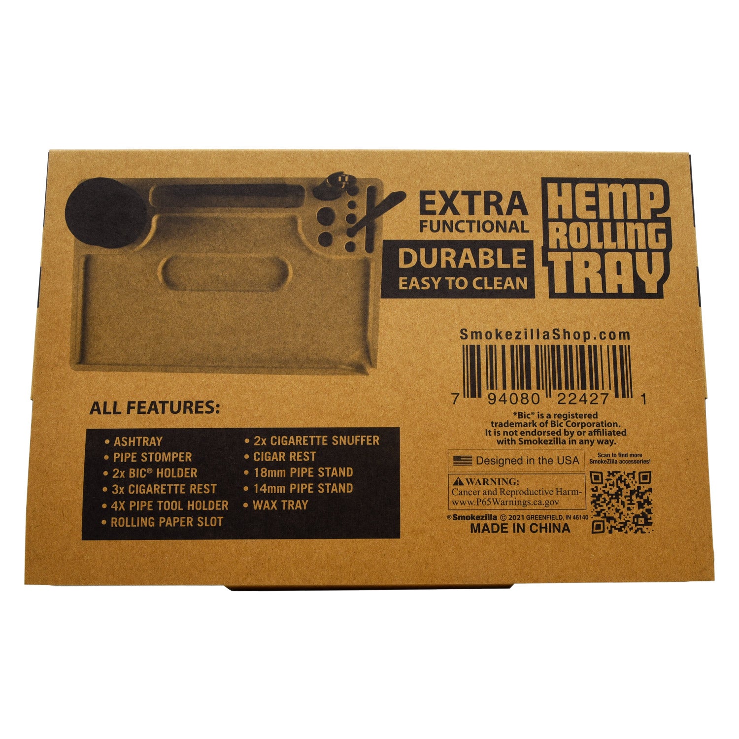 Smokezilla Hemp Rolling Tray