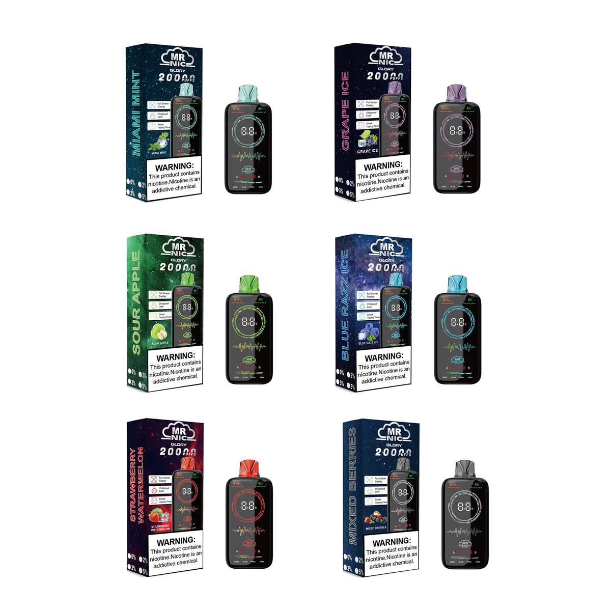 MR NIC 22ml Glory 20,000 Puff Disposable