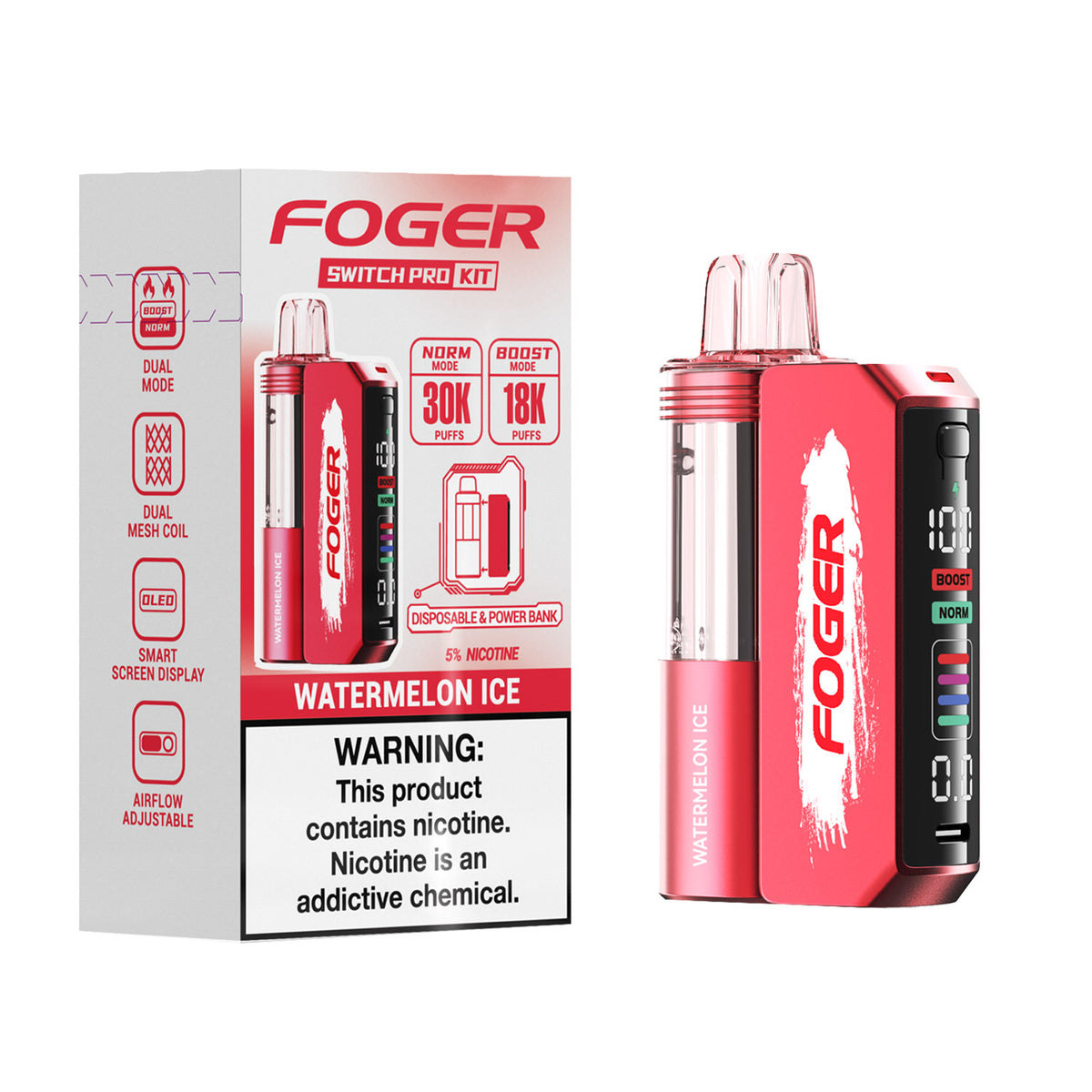 Foger 19ml Switch Pro 30k Puff Pod Kit