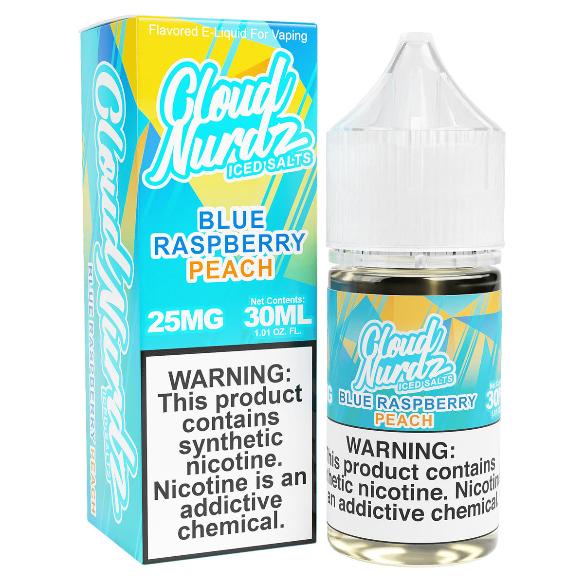 Cloud Nurdz 30mL Peach Blue Razz ICED