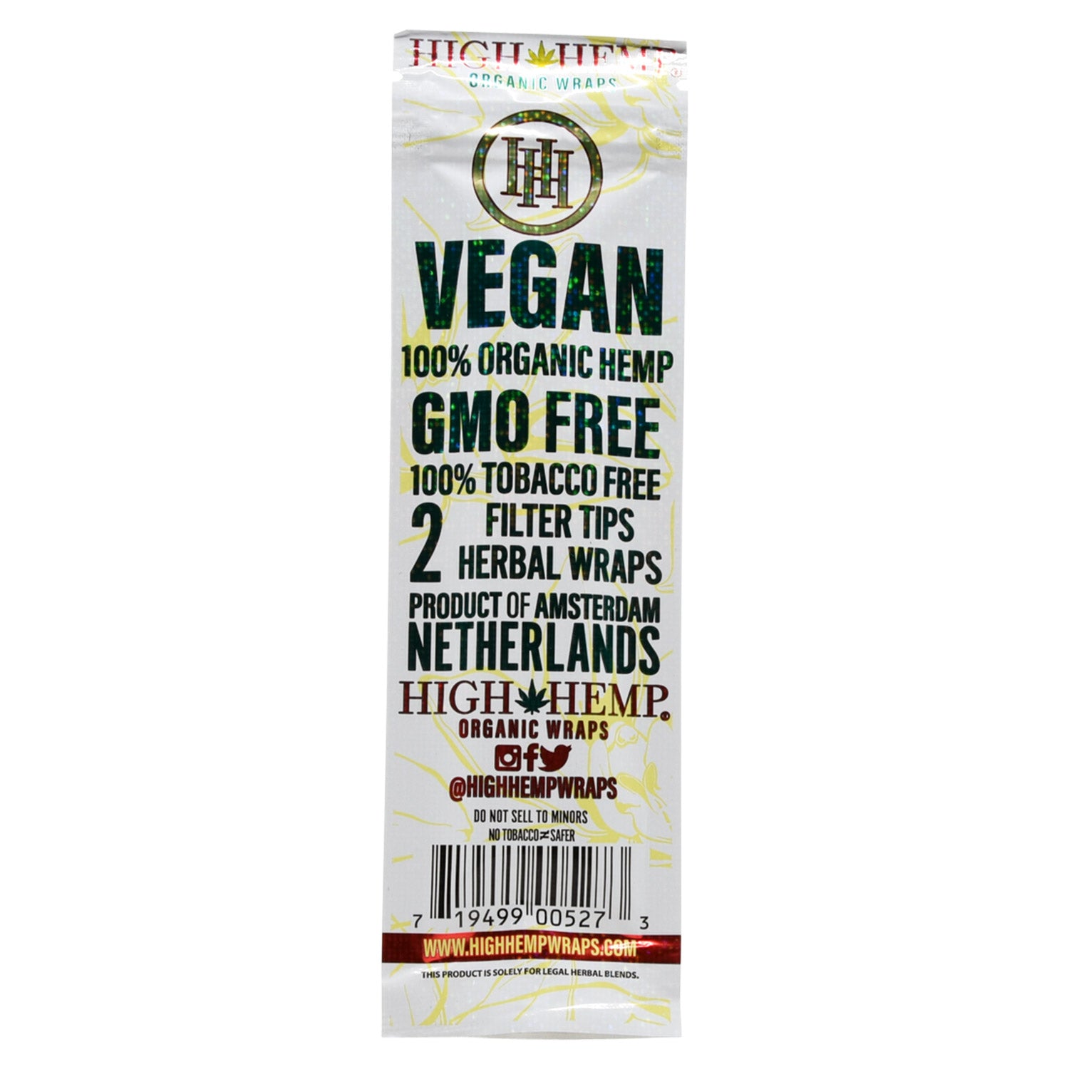 High Hemp - Organic Hemp Wraps 2ct