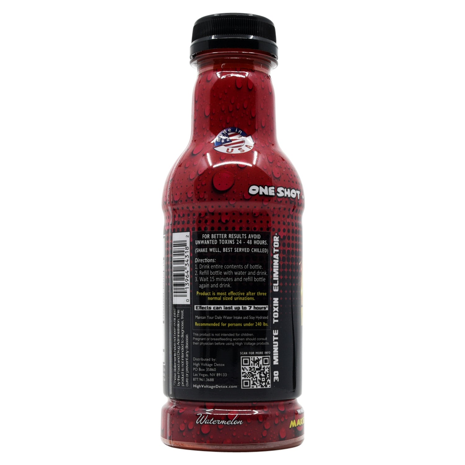 High Voltage 16oz Detox Double Flush