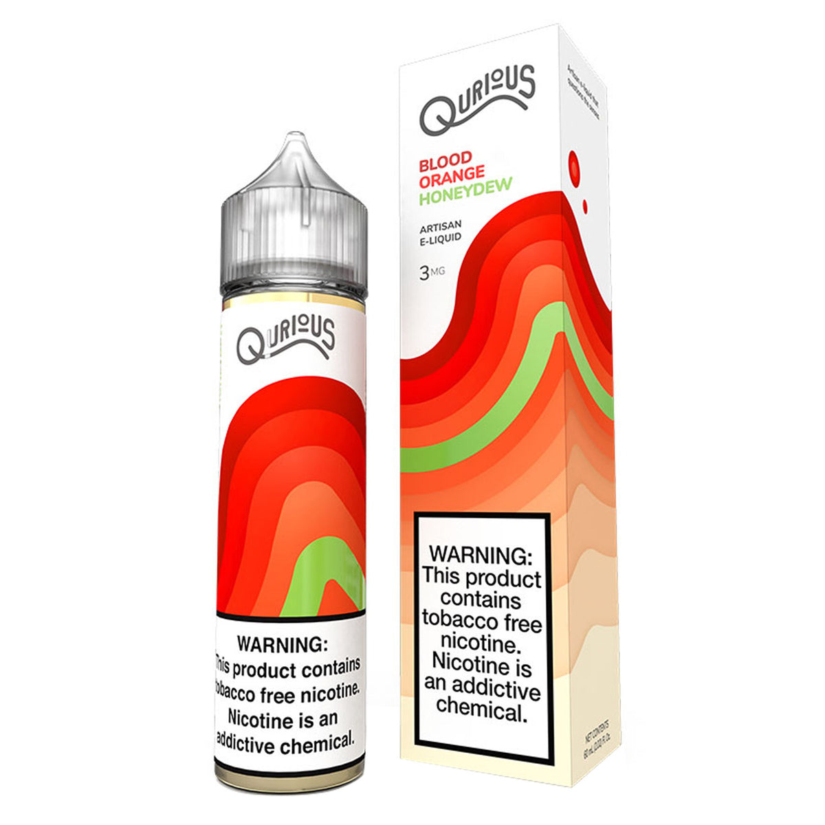 Qurious Synthetic 60mL Blood Orange Honeydew